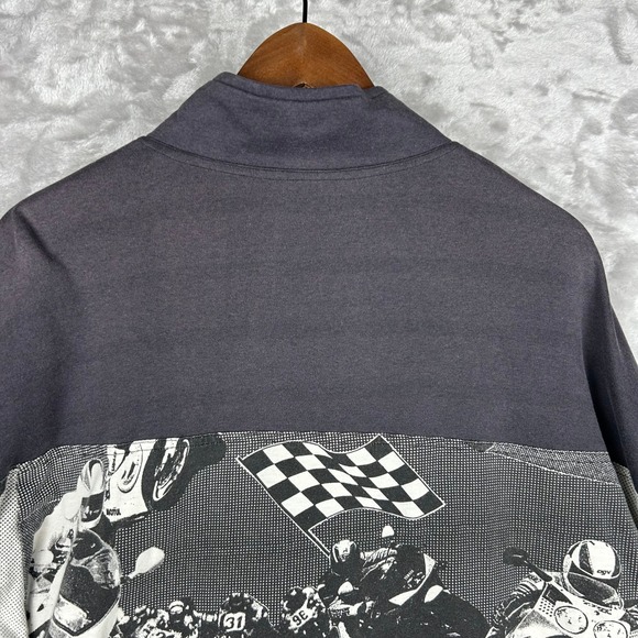 Vintage Motorcycle motocross Racing Graphic Pullover Long Sleeve Mens Size XL - Picture 9 of 12